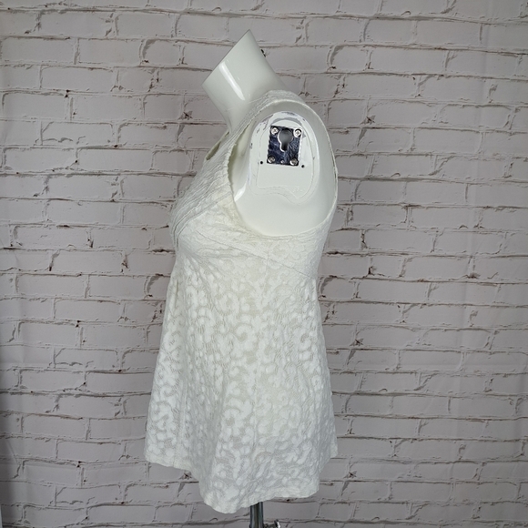 Free People White Lace Tank Top - Picture 4 of 10
